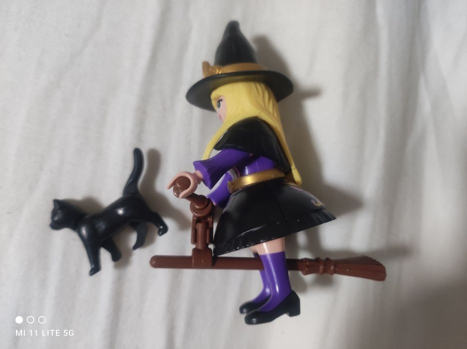 Playmobil 71584 czarownica z kotem na miotle wiedźma kot j.noww