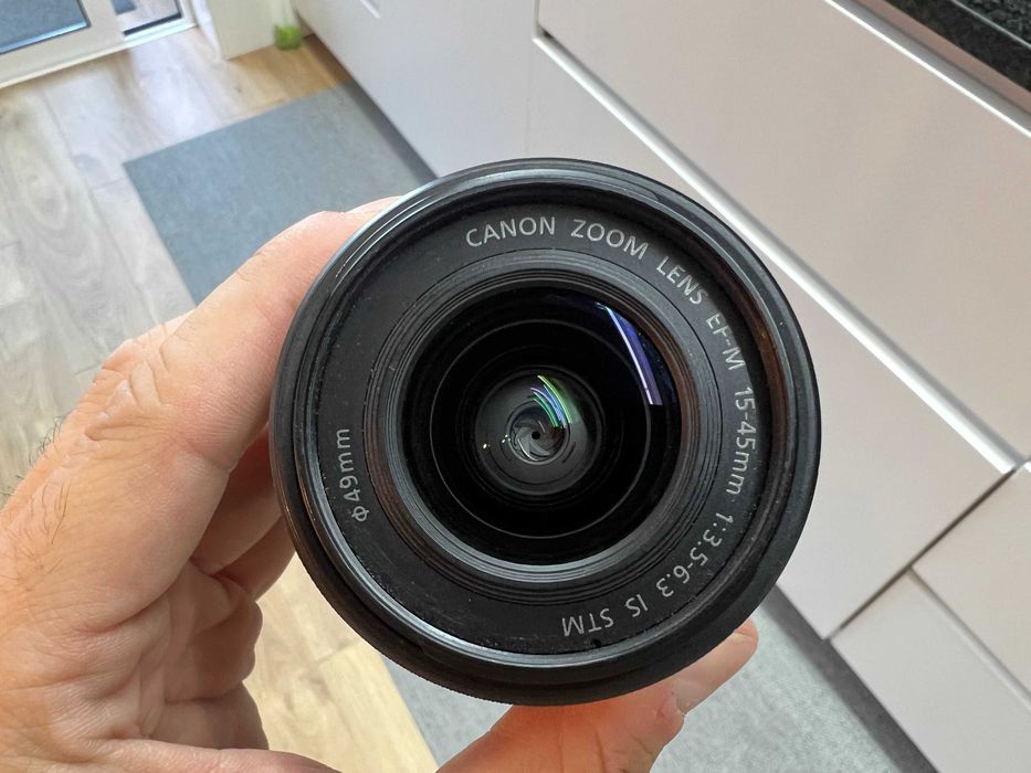 Canon EOS M100 + 15-45mm — Como Nova, Caixa e Acessórios