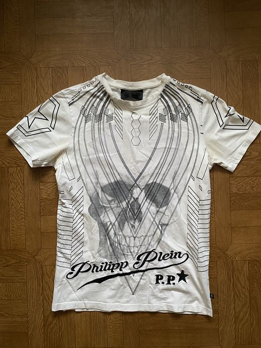 Футболка Philipp Plein с черепом винтаж архив number nine ecko supreme