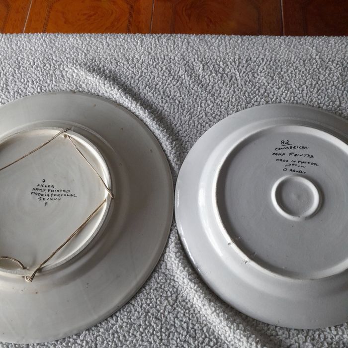 Louças Pratos Cerâmica antiga de Coimbra