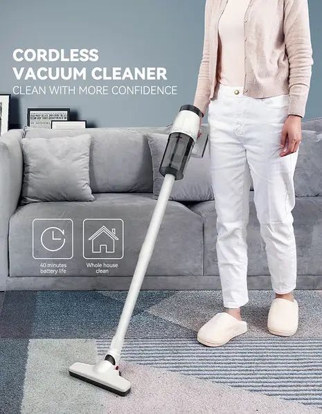 Вакуумний акумуляторний пилосос BW520. Бездротовий 2200 мАг 7-12 кПа