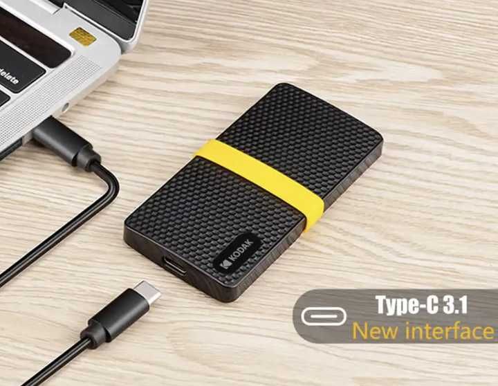 Зовнішній диск Kodak SSD X200 Series, 256Gb/512Gb/1Tb, USB Type-C 3.1