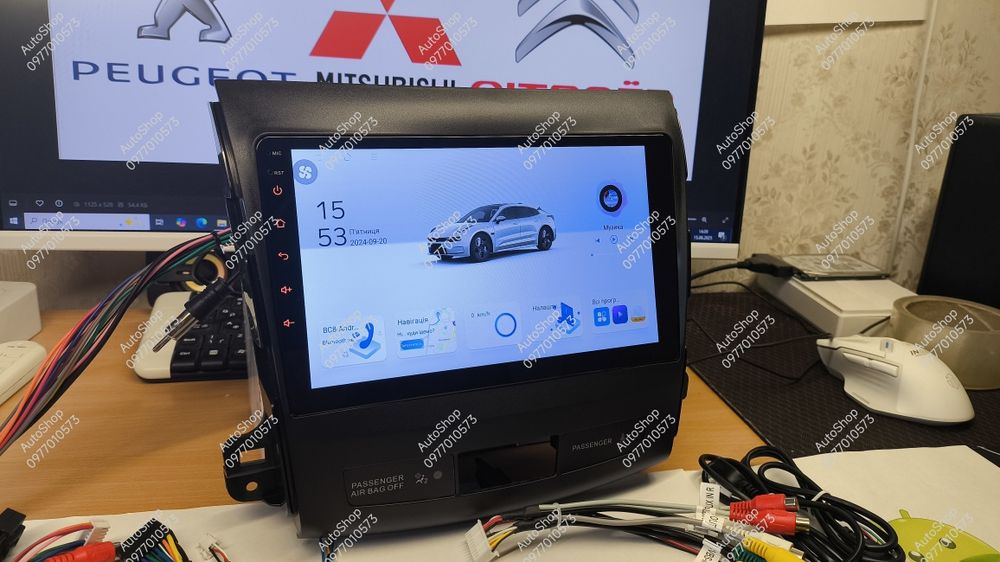 ‼️+Камера‼️Магнитола Mitsubishi Outlander XL 2 ,Peugeot 4007, Android