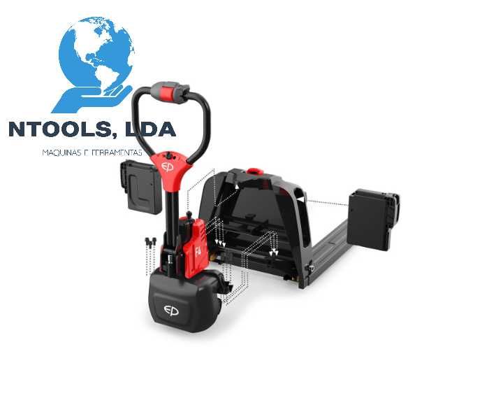 Porta-Paletes Totalmente Elétrico Novo 24V/20Ah 1500Kg
