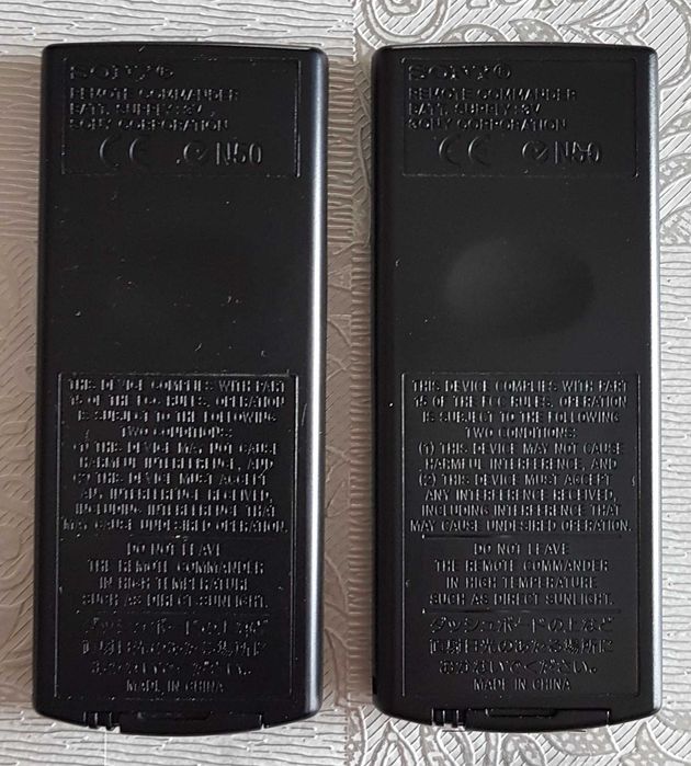 2 Comandos Sony NOVOS de Autorádios , RM-X174