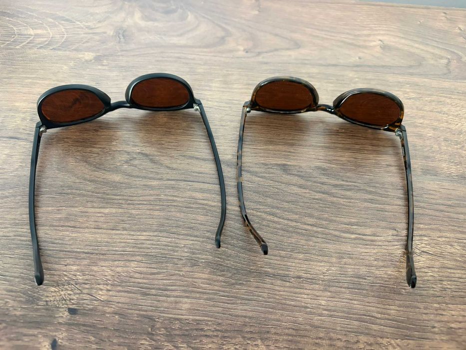 oculos de sol redondos castanhos tigresa humps optics