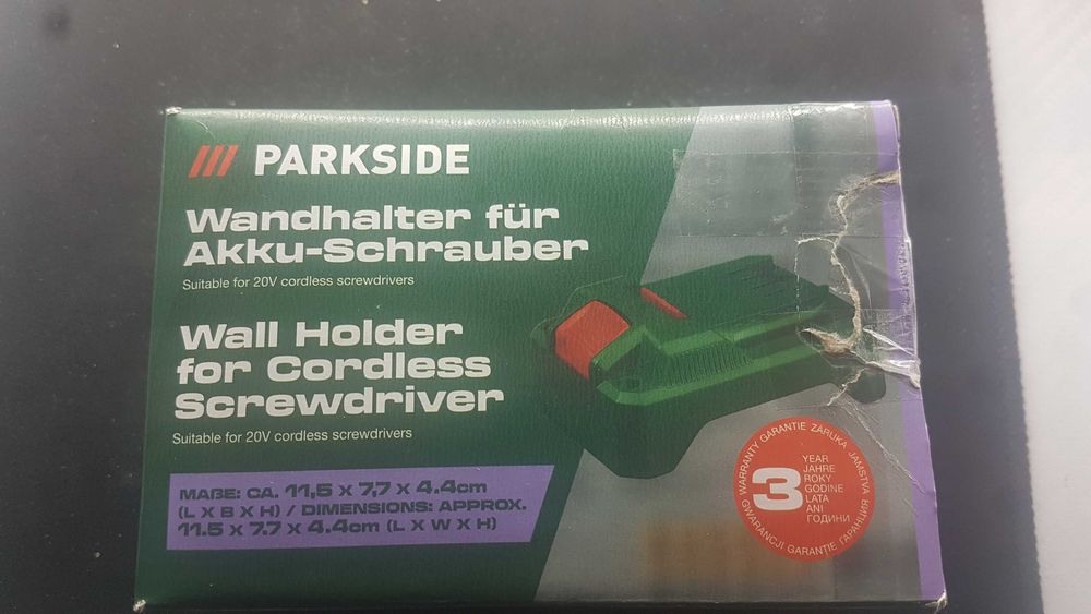 do kolekcji - uchwyty ścienne do narzędzi PARKSIDE  20V -