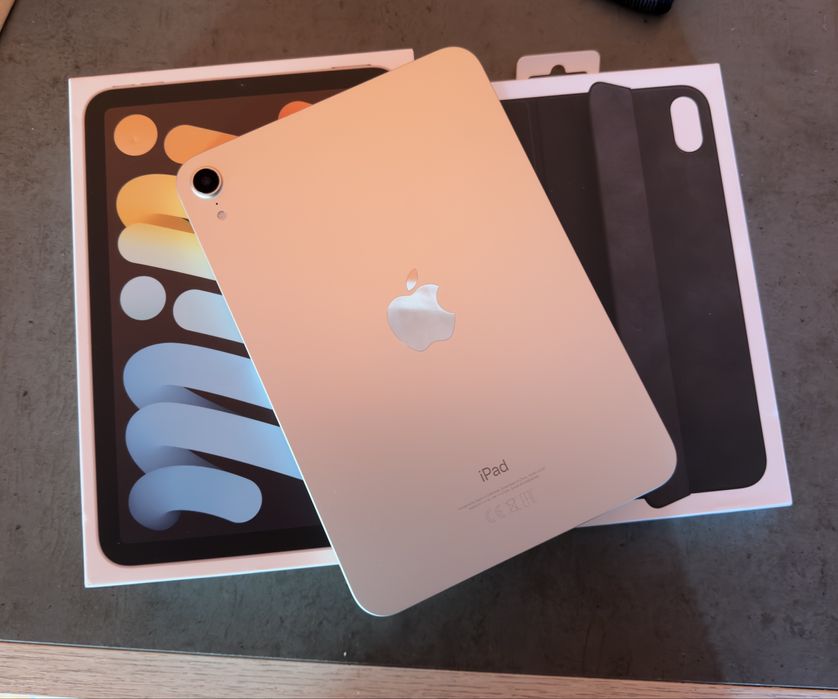 Ipad mini 6 256gb novo, com smart folio apple