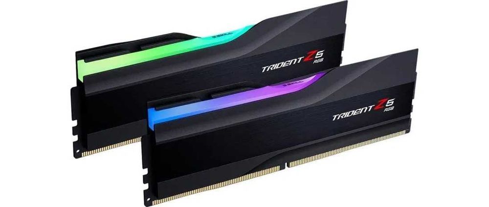 МАГАЗИН | ГАРАНТІЯ | Оперативна пам'ять DDR5 64GB (2x32GB) 6000/CL30 G.SKILL Trident Z5 RGB Black (F5-6000J3040G32GX2-TZ5RK)
