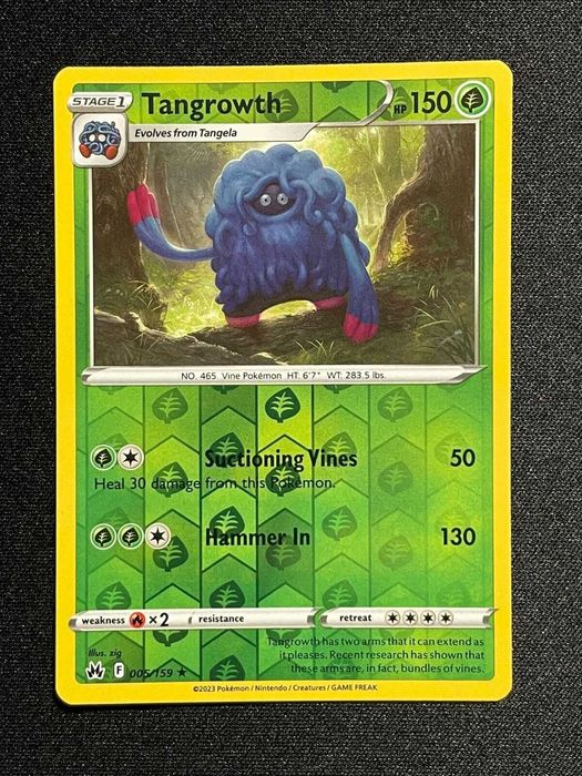 Pokémon Card Tangrowth Crown Zenith 5/159