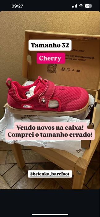 Sandálias Belenka barefoot crianca 32