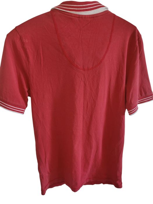 Czerwona koszulka polo Hugo Boss Modern Fit r S męska t-shirt krótki