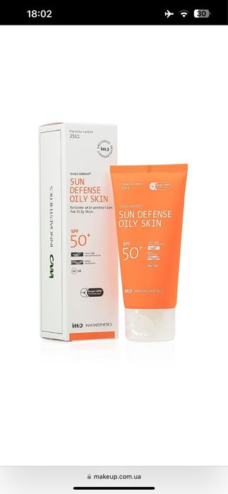 Innoaesthetics Inno-Derma Sun Defense Oily Skin Spf 50