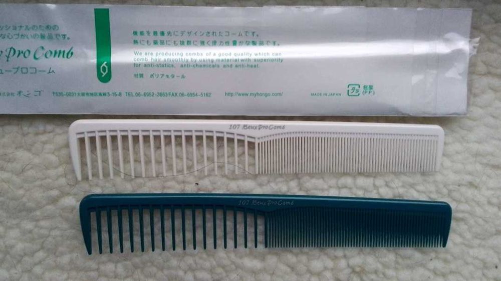 Profesjonalny grzebień BEUY PRO COMB nr 107 made in Japan
