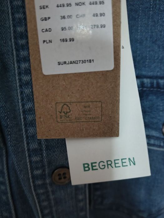 Sukienka jeansowa z krótkim rękawem r XS Noisy May