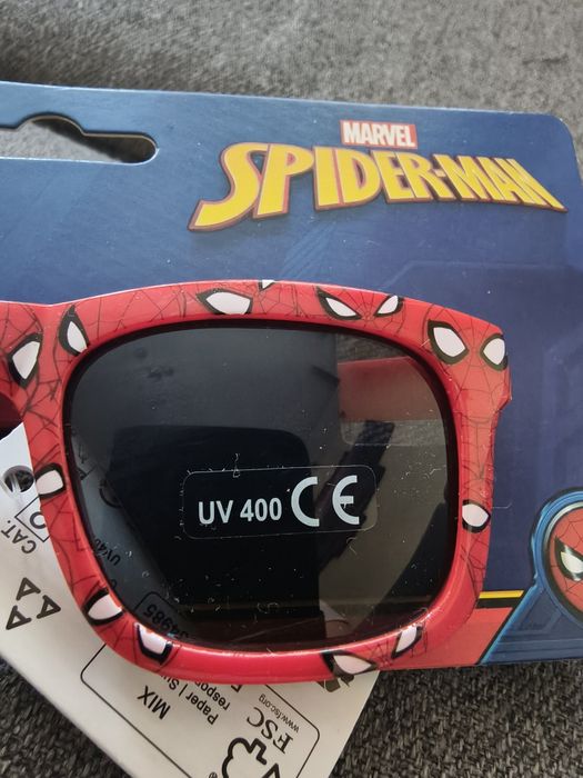 Okulary przeciwsłoneczne dziecięce Spiderman