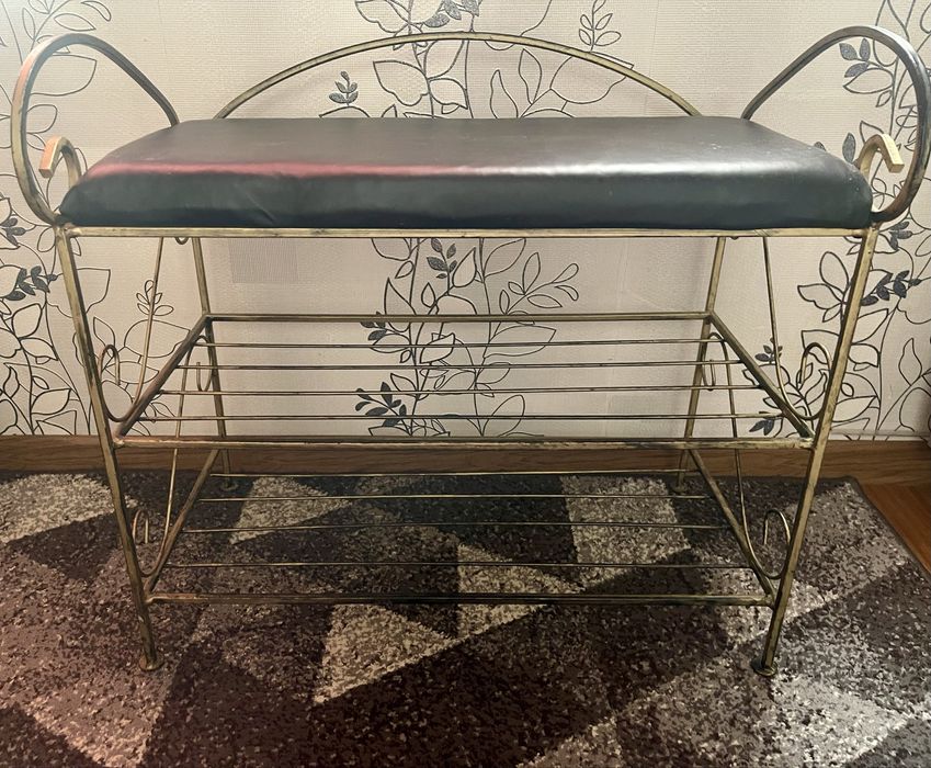 пуф,поличка для взуття з місцем для сидіння