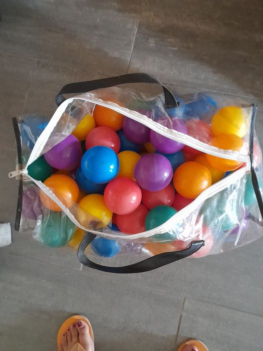 Brinquedo fondue, saco de bolas, brinquedos e jogos