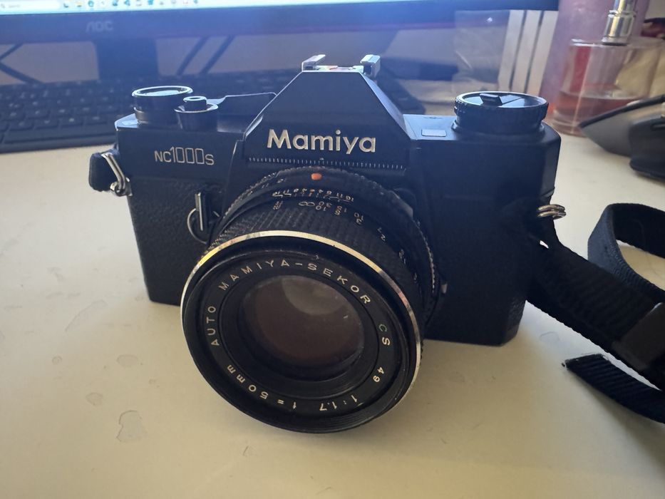 Mamiya NC1000S + 50mm f/1.7 + Bolsa | Testada + Garantia