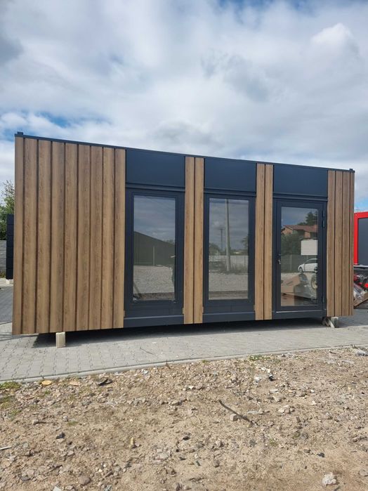 Kontener mieszkalny całoroczny pawilon biurowy usługowy kosmetyczny