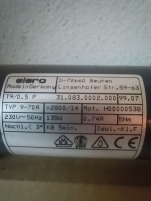 Motores Enroladores de estores eléctricos Elero alemães novos