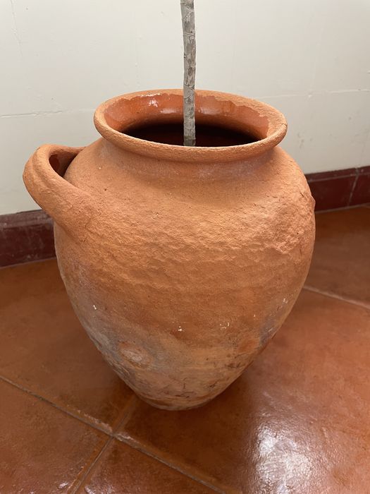 Vaso Talha de Barro Antigo | Vintage Antique Clay Pot