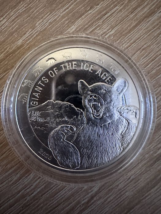 Срібні монети «Гіганти Льодовикового періоду на Землі"