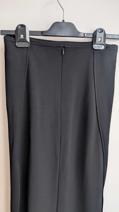 Strenesse (Gabriele Strehle) XS czarna spódnica maxi, minimalistyczna