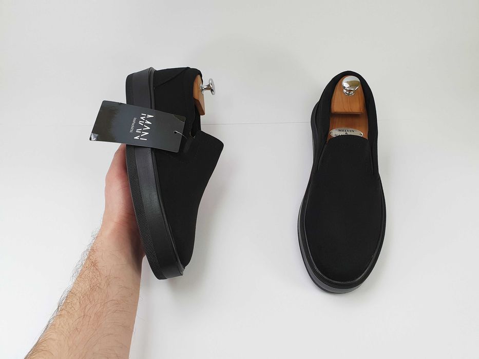 Чоловіче взуття на весну літо Boohoo MAN 41 26.5 см 7 UK чорні