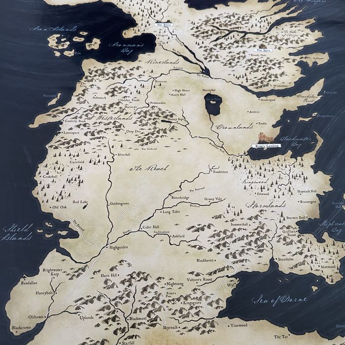 Game of Thrones Mapa Westeros