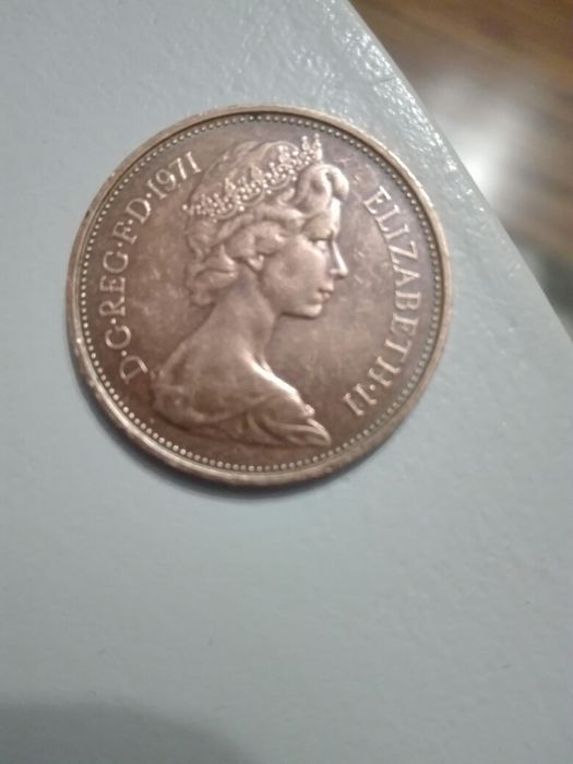 Moneta kolekcjonerska 2 NEW PENCE