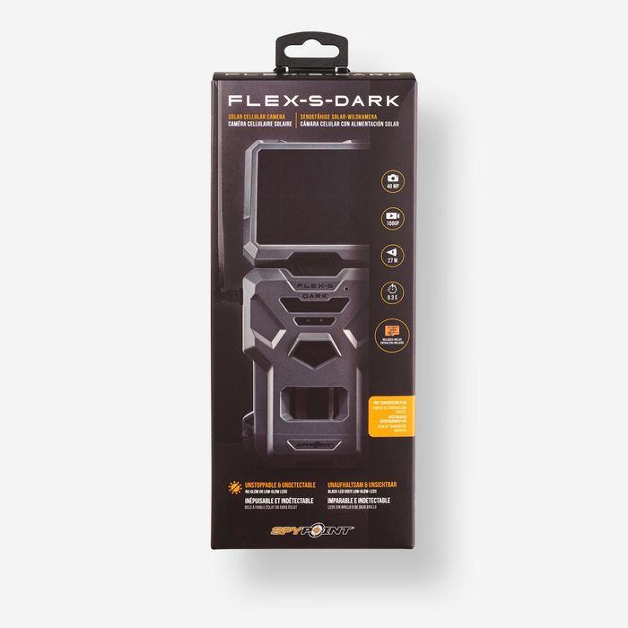 Câmara de caça 4G com painel solar FLEX S DARK