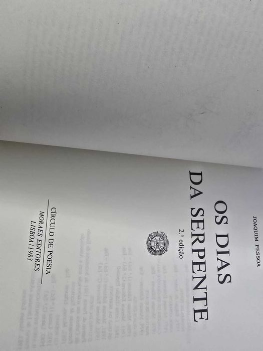 Os Dias da Serpente -  Joaquim Pessoa