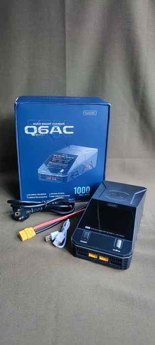 НОВІ ToolkitRC M6DAC V2 - 220В / XT60 28В Зарядний пристрій / Зарядка