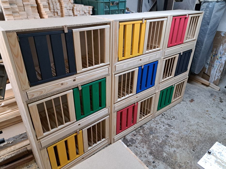 Cele lęgowe z rusztem dla gołębi