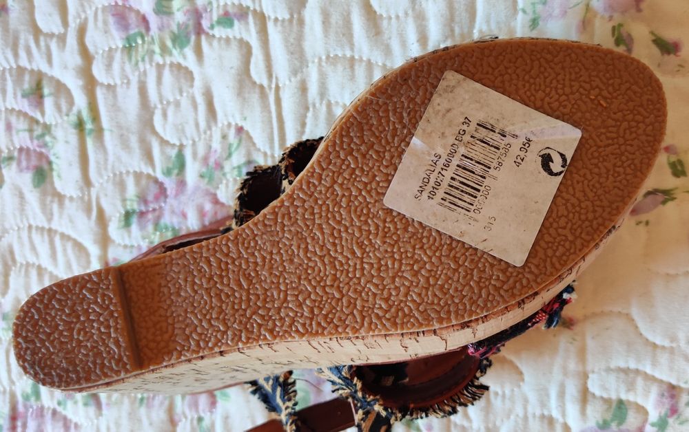 Sandálias de Cunha da Natura