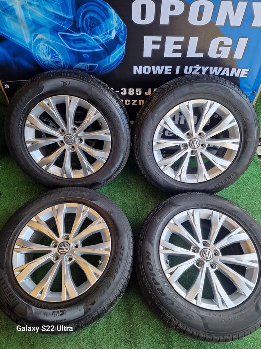 Koła zimowe 17 5×112 Vw Tiguan III IV Skoda Seat Orginał