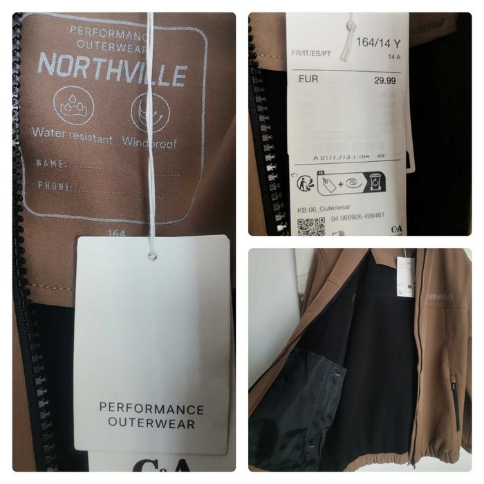 Nowa C&A Softshell kurtka 164 kurtka softshell C&A