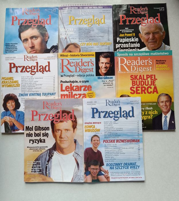 13x Przegląd Reader's Digest 1997 do 2004 Papież Jan Paweł II
