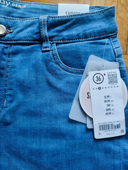 Nowe szorty jeansowe ORSAY – rozmiar 36 (S)