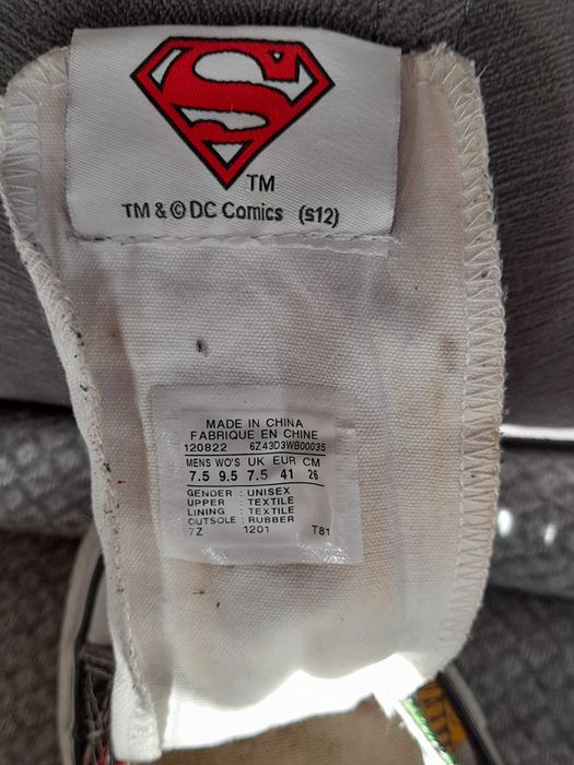 Buty trampki, tenisówki wysokie Convers TM&DC Komiks  SUPERMAN roz. 41