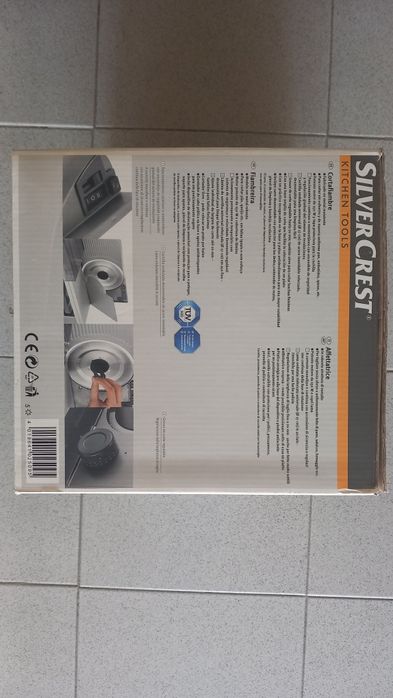 Cortafiambre SilverCrest 150 W – novo em embalagem