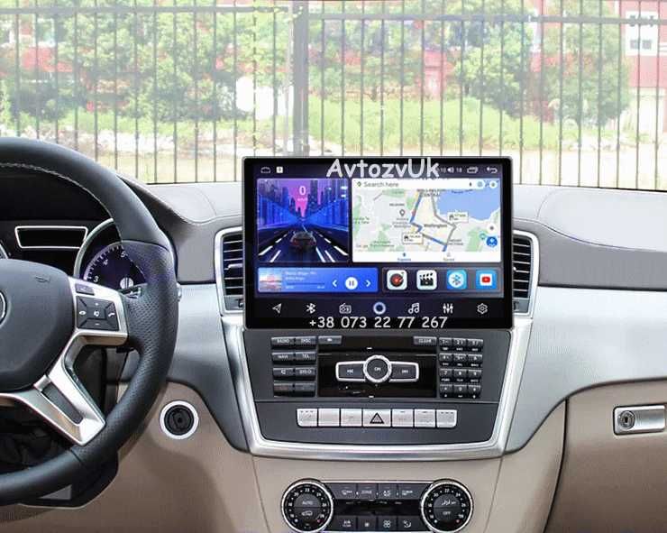 Магнитола ML GL GLK C Mercedes w166 x204 w204 w212 E-class Android 16