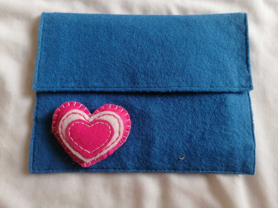 Envelope de tecido forrado