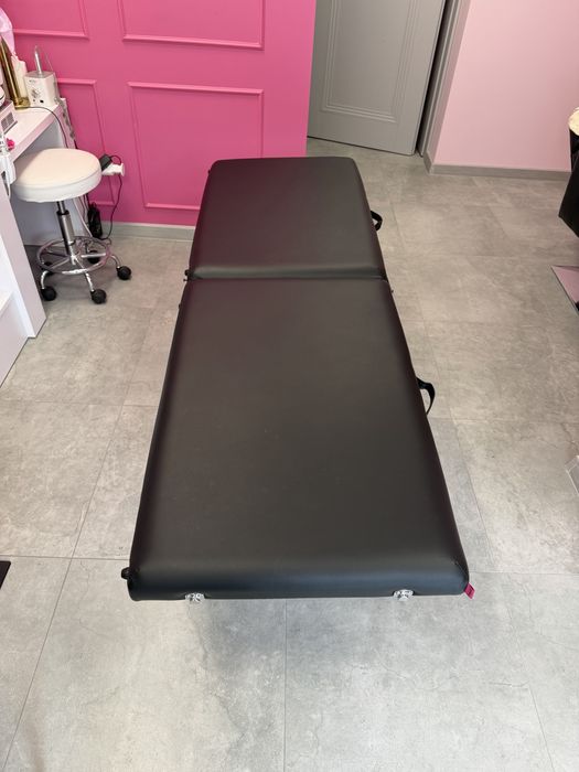 ŁÓŻKO kosmetyczne 60cm i coucou z miejscem na nogi + materac