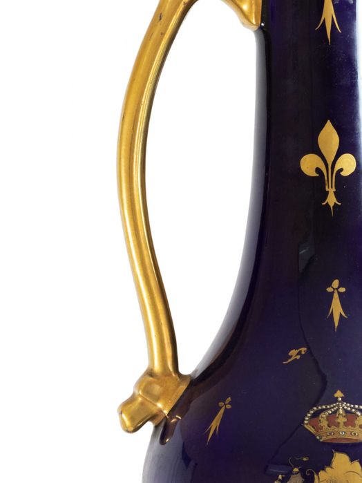 Jarra porcelana Limoges azul Château de Chambord | 1853