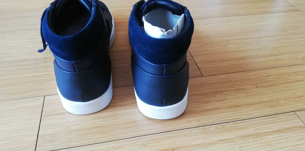 Calvin Klein sneakersy trampki skóra oryginał wysokie R 41.
