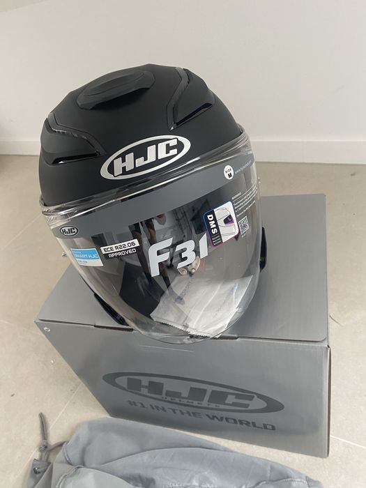 Kask Motocyklowy Hjc Nowy Czarny