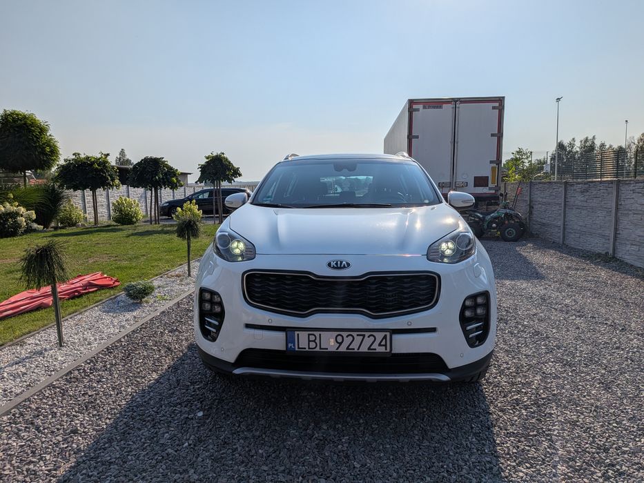 KIA SPORTAGE GT LINE FULL OPCJA 4x4 Biała Perła mały przebieg jak nowa