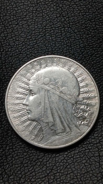 10 złotych 1933 srebro, Głowa Kobiety, Polonia